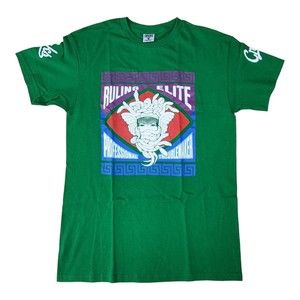 Crooks & Castles T Shirt Medium Size / Short Sleeve / Green / Medusa Graphic